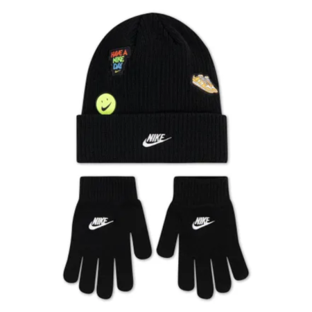 Caciuli - NAN NIKE PATCH PEAK BEANIE SET 9A3135-023