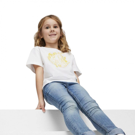 Tricouri - Tricou Puma Fete PUMA X TROLLS Graphic Tee G PUMA White