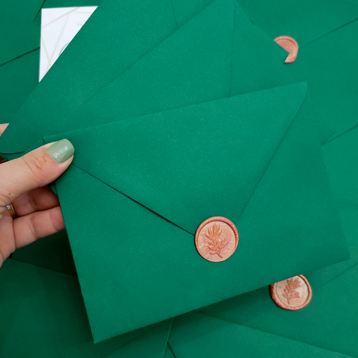 Invitatie nunta TRANDAFIRI ALBI, cu plic si sigiliu- cod: N137 [3]