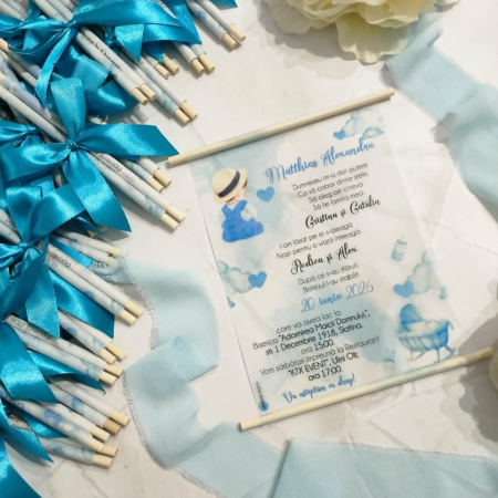 Invitatie botez Baby Boy - cod: B124 [1]