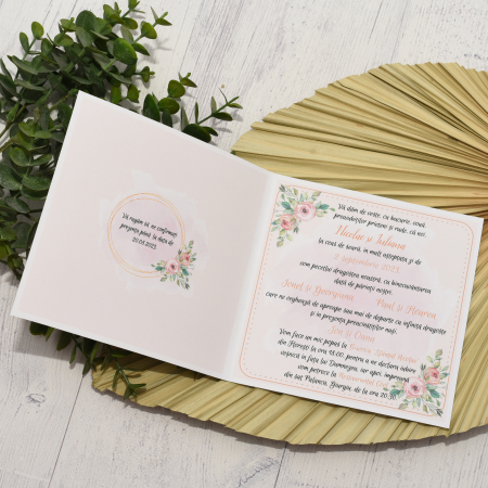 Invitatie nunta SOMON PASTEL, tip felicitare - cod: N113 [2]