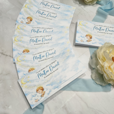 Plic de bani botez INGERAS, baietel - cod: PBB 132 [1]