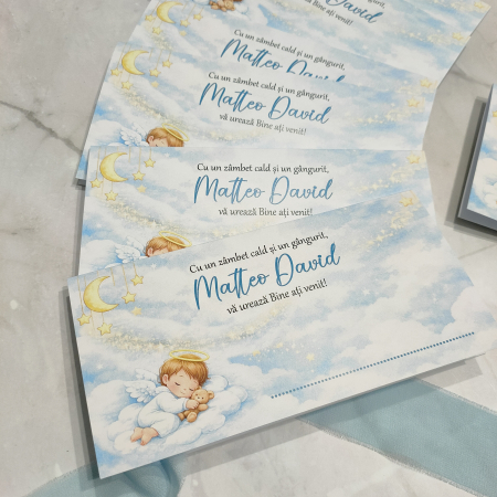 Plicuri de bani Botez - Plic de bani botez INGERAS, baietel - cod: PBB 132