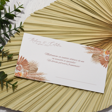 Accesorii eveniment - Plic de bani nunta PAMPAS, cod: PB111