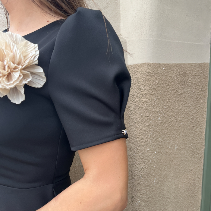 rochie Elina de culoare neagra [3]