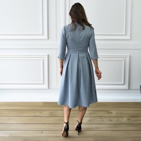 Rochie Elvora culoare albastra [1]
