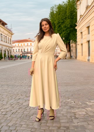 Rochii - rochie Luna Creme