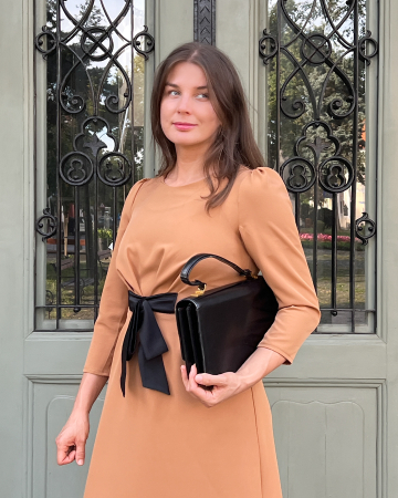 Rochie Whisper Cream – Rochie midi elegantă Aroer Studio [3]