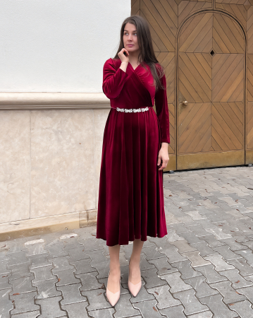 Produse - rochie Wistful red