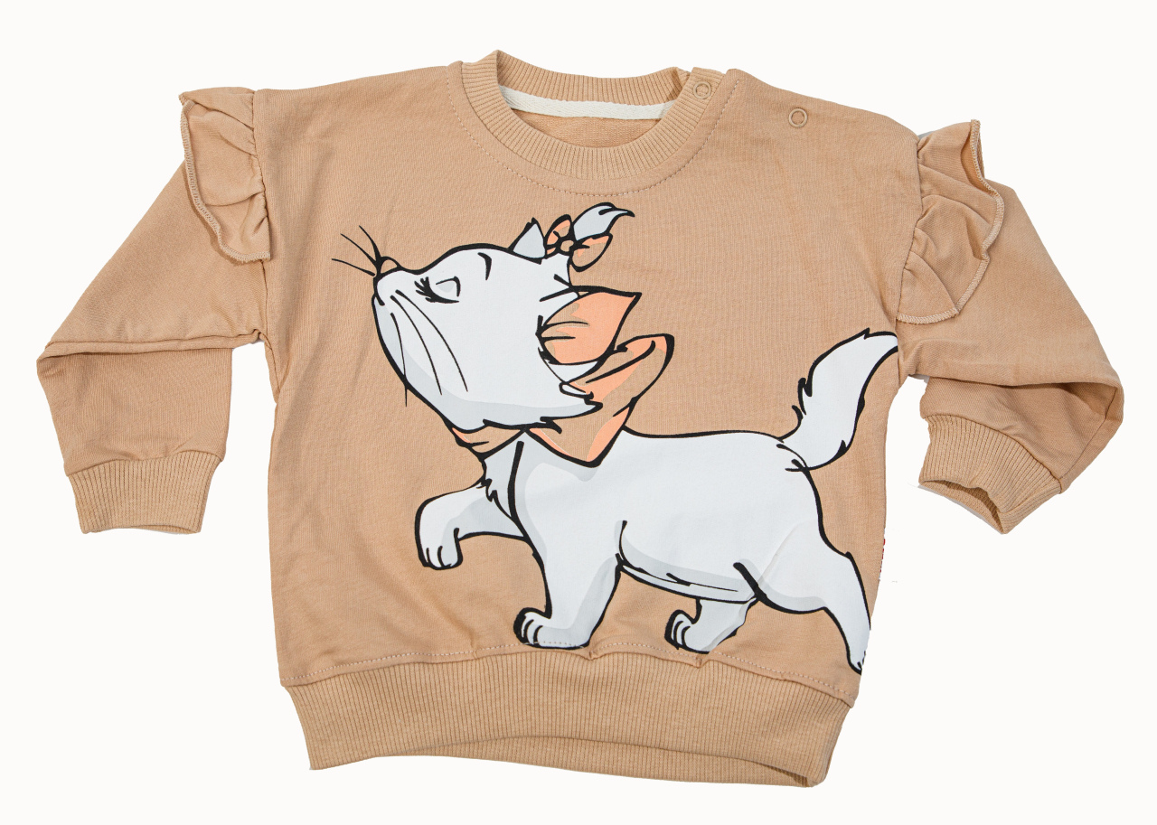 Set 2 piese Cute Kitty Style Crem [2]