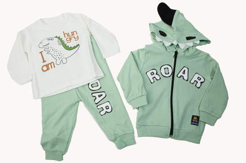 Baieti - Set 3 piese Little Roar