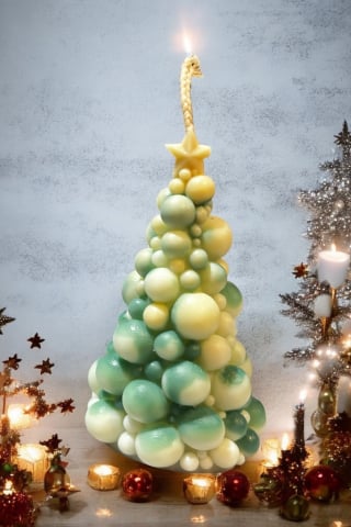 Lumanari de craciun - Brad Bule