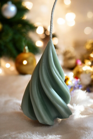 Lumanari de craciun - Lumanare Brad Spiral