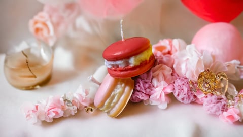 Lumanari de craciun - Lumanare Macarons