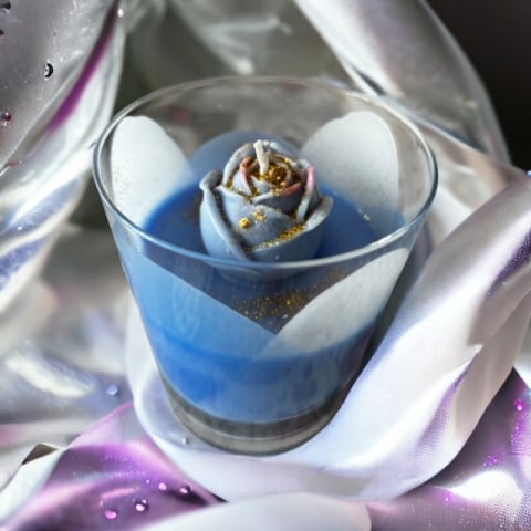 Lumanari de craciun - Lumanare Pahar Rose