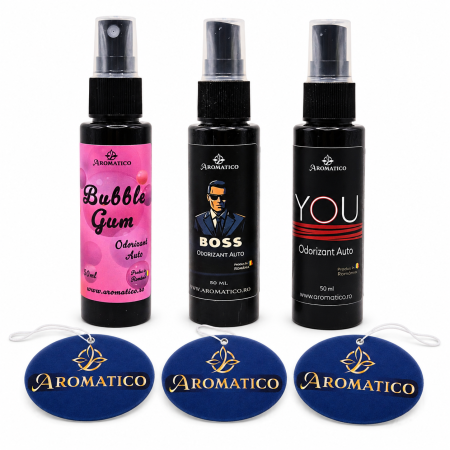 pachet-3-odorizante-auto-You, Boss & Bubble Gum [1]