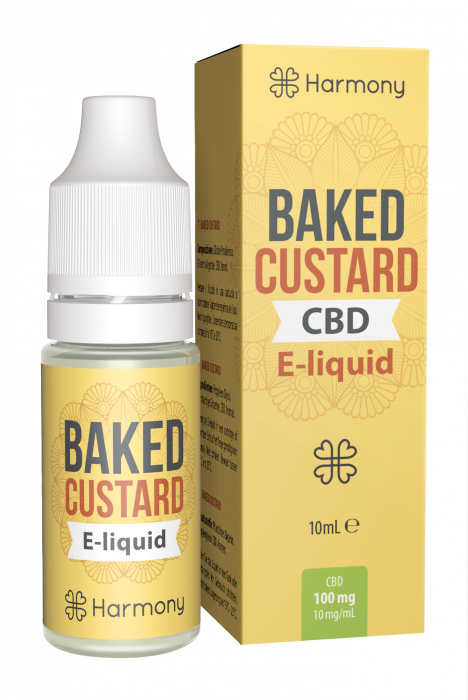 CBD e-liquid - Baked Custard 10ml (Harmony) [1]