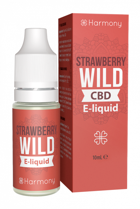 CBD e-liquid - Wild Strawberry 10ml (Harmony) [1]