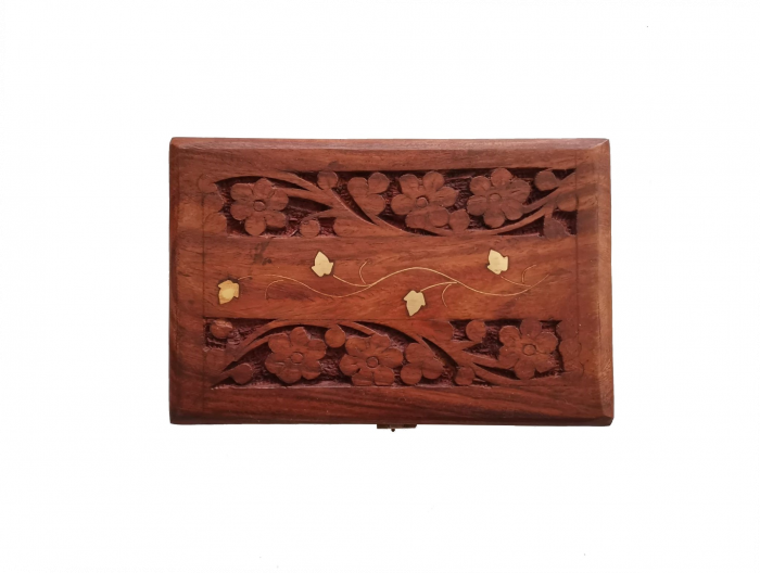 Cutie lemn cu elemente de alama [1]