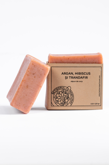 Sapun cu argan, hibiscus și trandafir - Corp [2]