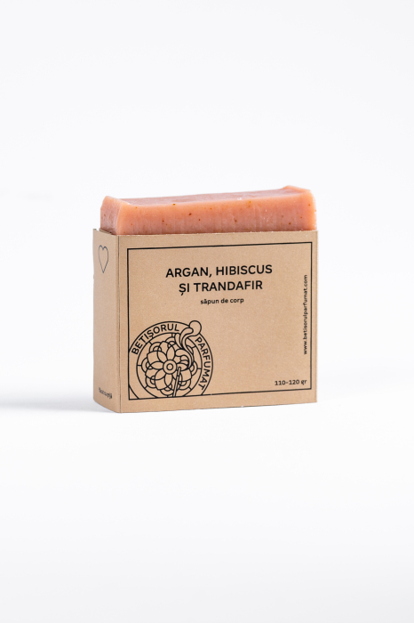 Sapun cu argan, hibiscus și trandafir - Corp [4]