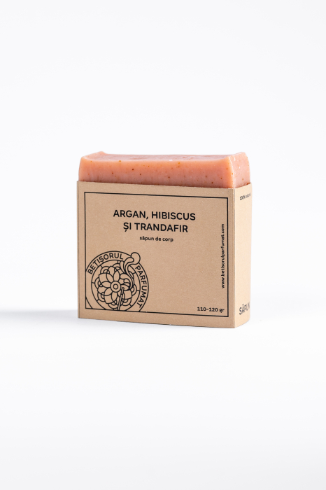 Sapun cu argan, hibiscus și trandafir - Corp [3]