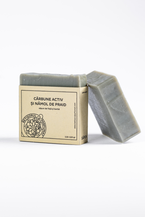 Sapun cu carbune activ si namol de Praid - Fata si barba [2]