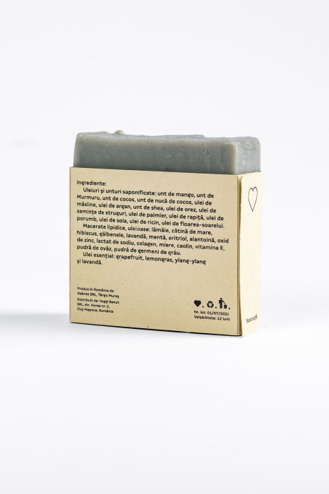 Sapun cu carbune activ si namol de Praid - Fata si barba [5]