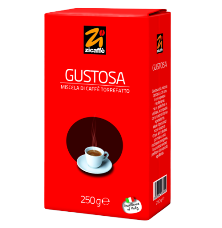 Cafea - Cafea macinata Zicaffe Gustosa 250g