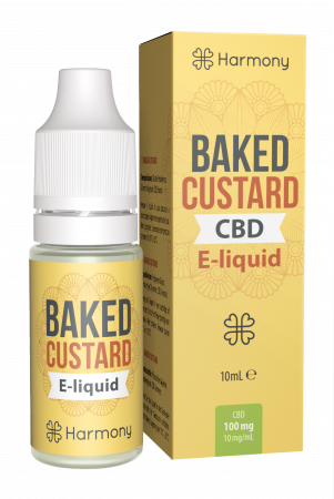 Produse CBD - CBD e-liquid - Baked Custard 10ml (Harmony)