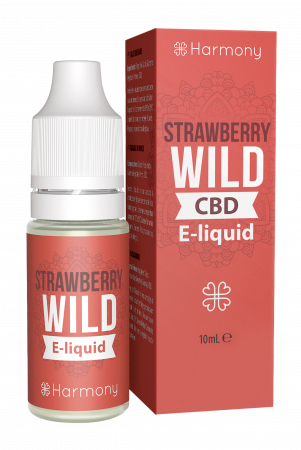 Produse CBD - CBD e-liquid - Wild Strawberry 10ml (Harmony)