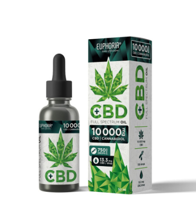 Produse CBD - Euphoria CBD 33%, 30ml - Full Spectrum 10000mg