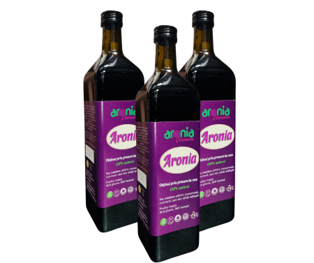Produse - pachet-3-sticle-suc-aronia-100-natural-botosani