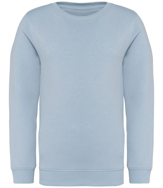 Bluza Copii groasa Scoala, Uniforma Scolara, Casual, din Bumbac Organic 100%, Material Sustenabil, Densitate 350g/m2, Albastru aquamarin [3]