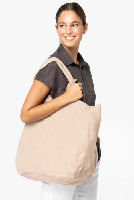 Geanta de cumparaturi din in, ecologica [3]