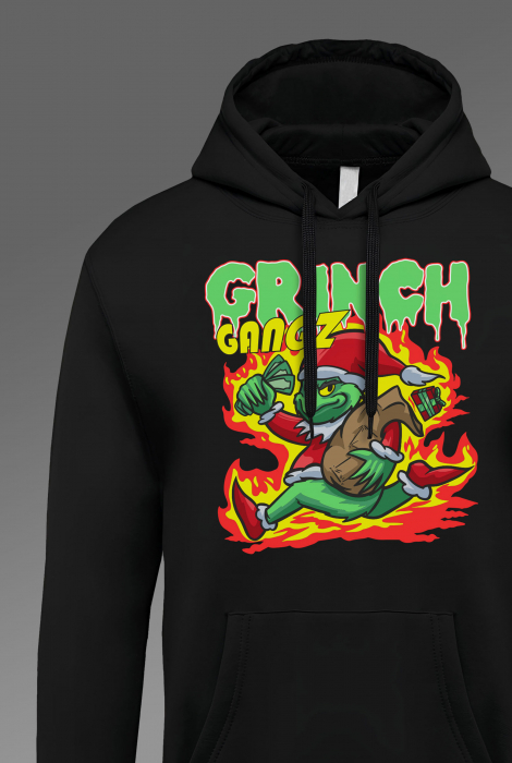 Hanorac barbati cu imprimeu, Craciun - Hold my Beer [3]