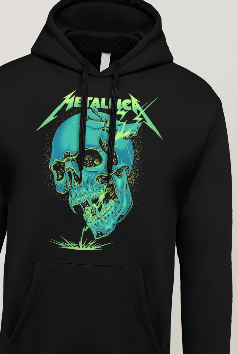 Hanorac barbati cu imprimeu, Metall Rocks [4]