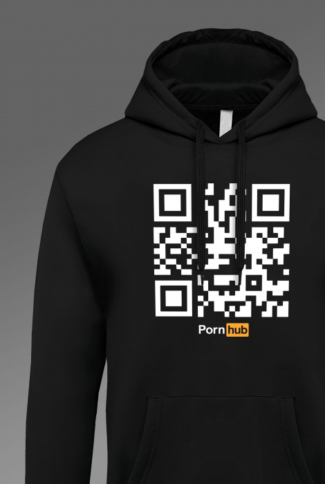 Hanorac barbati cu imprimeu, QR Code [3]