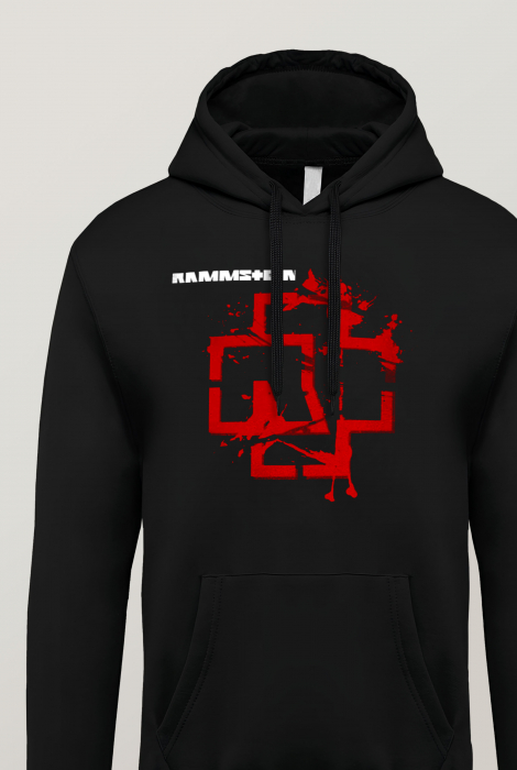 Hanorac barbati cu imprimeu, Ramm Red - Rock and Roll [3]