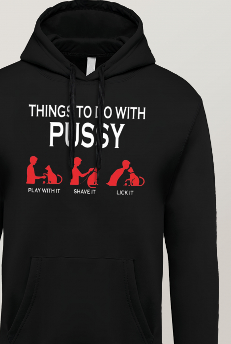 Hanorac barbati cu imprimeu, Things to do with Cats [4]