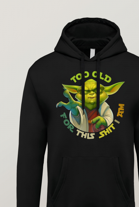 Hanorac barbati cu imprimeu, To old for this [3]