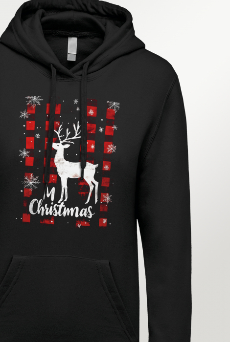 Hanorac cu imprimeu dama - Craciun Fericit [3]