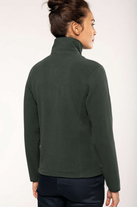 Hanorac fleece pentru dama, Verde inchis [3]
