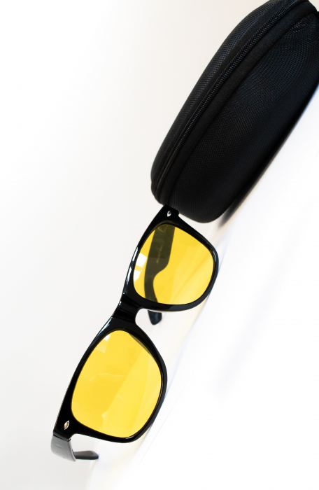 Ochelari de soare, WAYFARER, PV9988/C2GY, Polarizat, pentru Condus Noapte, Ski, Iarna + Etui [3]