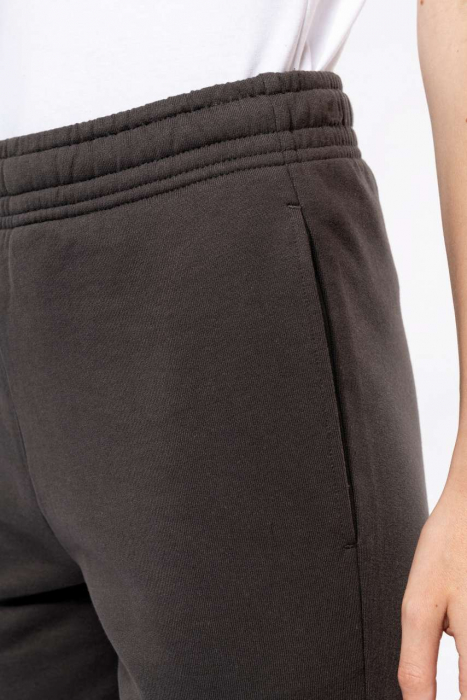 Pantaloni barbati, de trening, bumbac, 2 buzunare laterale, banda elastica, prindere in talie cu snur, grosi densitate 280 g/m2, Negru [5]
