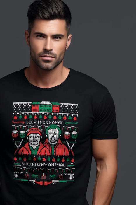 Tricou barbati, Craciun - Keep The Change [3]