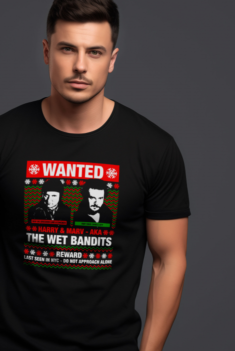 Tricou barbati, Craciun - Harry & Marv The Wet Bandits [3]
