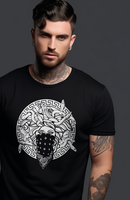 Tricou pentru barbati, Woman with Snakes [3]