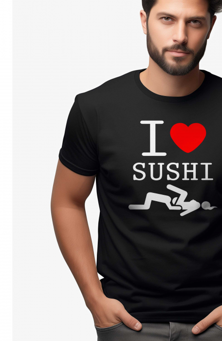 Tricou barbati, I love sushi [2]