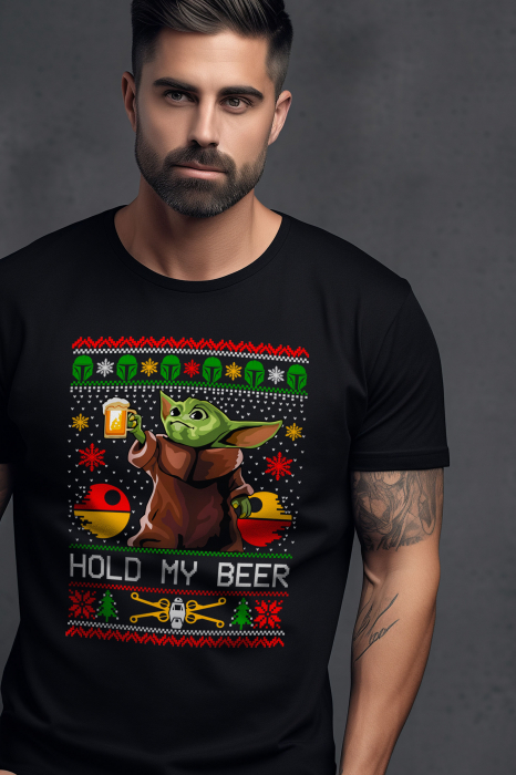 Tricou barbati, Craciun - Hold My Beer [3]